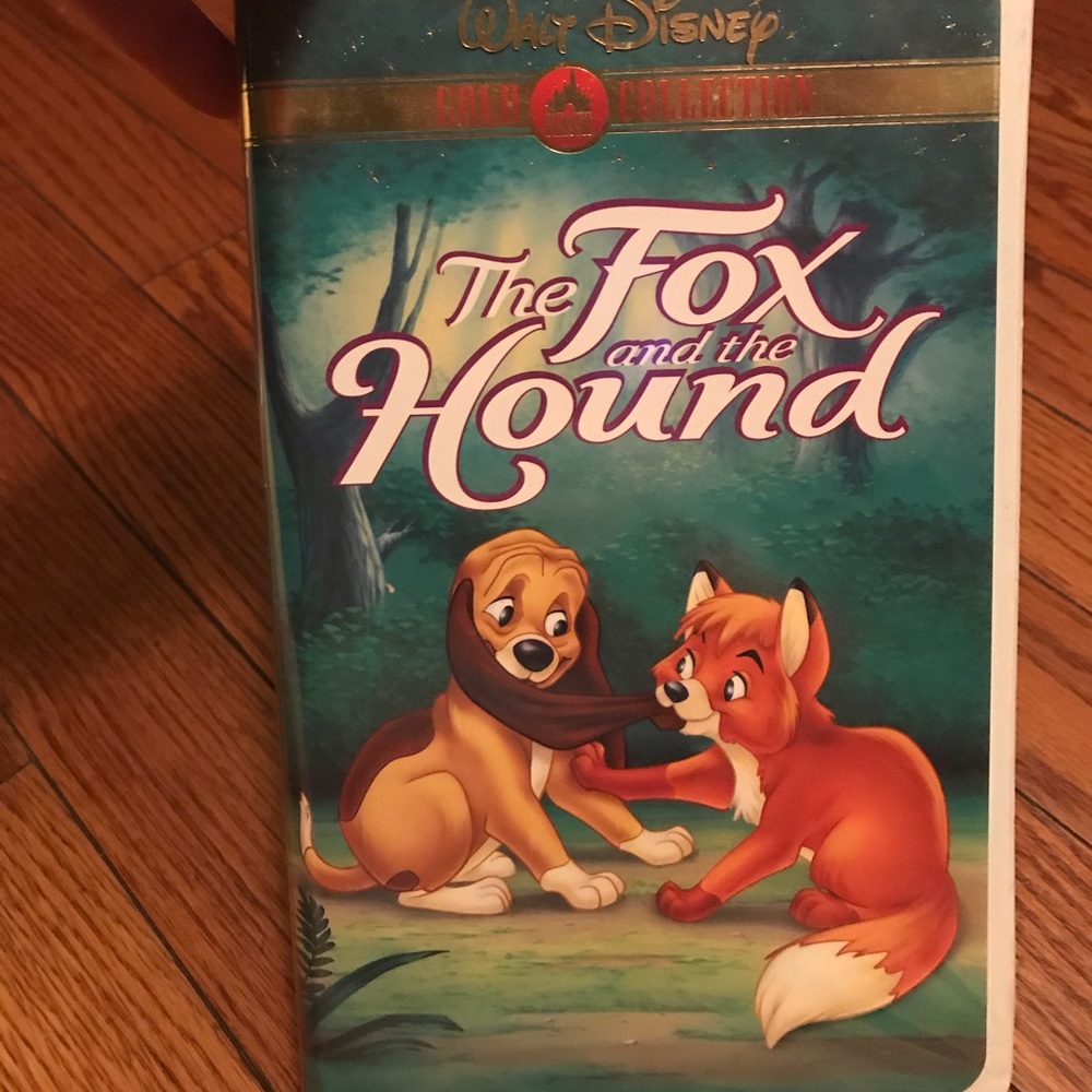 Disney vhs fox and the hound movie